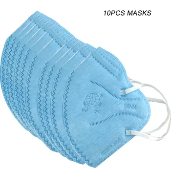 

Non Woven Fabric Face Mask 10 pcs Disposable Particulate Respirator Dust Anti Pollution Masks Mascaras Tapabocas Masque