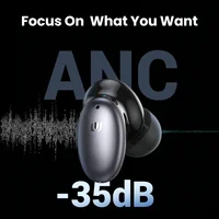 【Nowość】 ugreen HiTune X6 słuchawki bezprzewodowe Bluetooth 5.1 słuchawki TWS ANC 35dB hybrydowa aktywna redukcja szumów 50ms 2