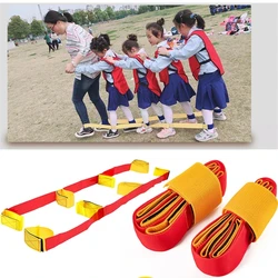 Marchepieds géants pour 4 personnes, jouets de sport d'extérieur pour enfants, équipement d'entraînement pour enfants et adultes, jeu d'équipe interactif 