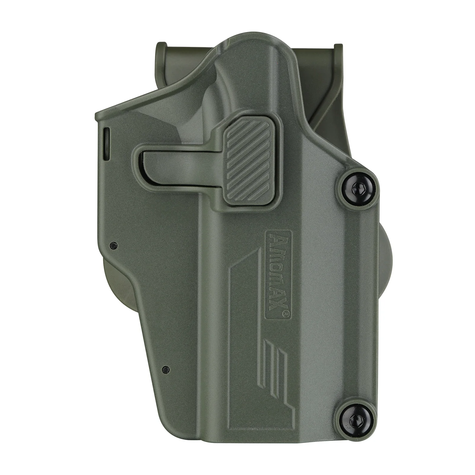 

Amomax Adjustable Universal Tactical Holster For Airsoft For Glock 17 19 For CZ P07 P09 - Right-Handed /Left-Handed Green