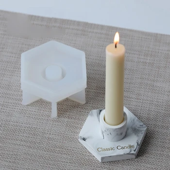 

Candlestick Epoxy Resin Molds Silicone Mold Concrete Candlestick Handmade Cement Ashtray Mould Craft Candle Holder Tools