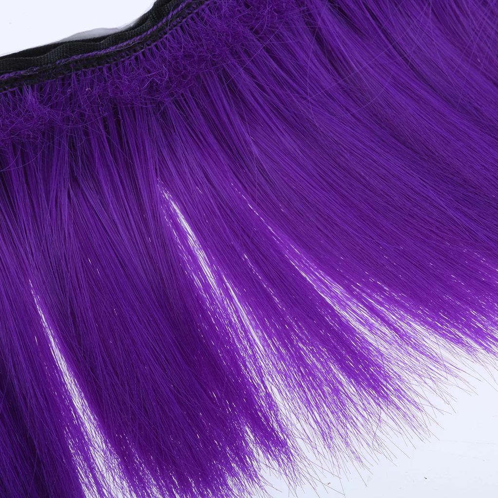 Motorcycle Adhesive Helmet Mohawk Hair Patches Skinhead Costumes Wig