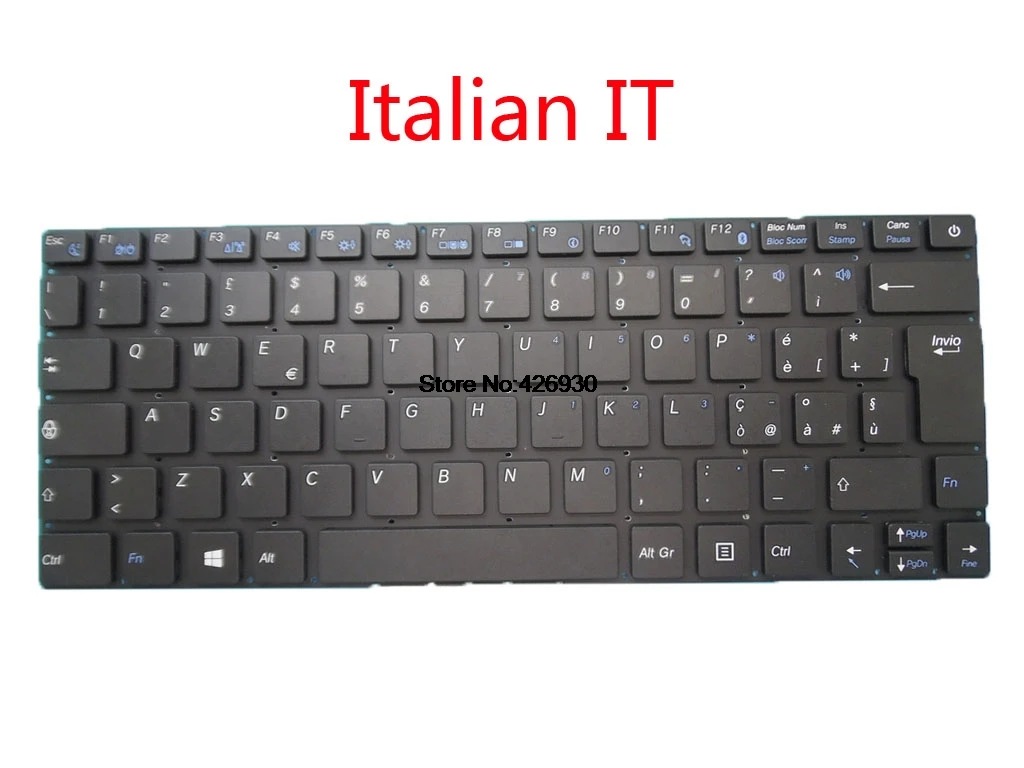 Клавиатура для ноутбука Inphtech U731IT U731IT U700 U900 Portugal PO cоединенное Королевство Великобритания Латинская Америка LA итальянская IT Черная Новинка