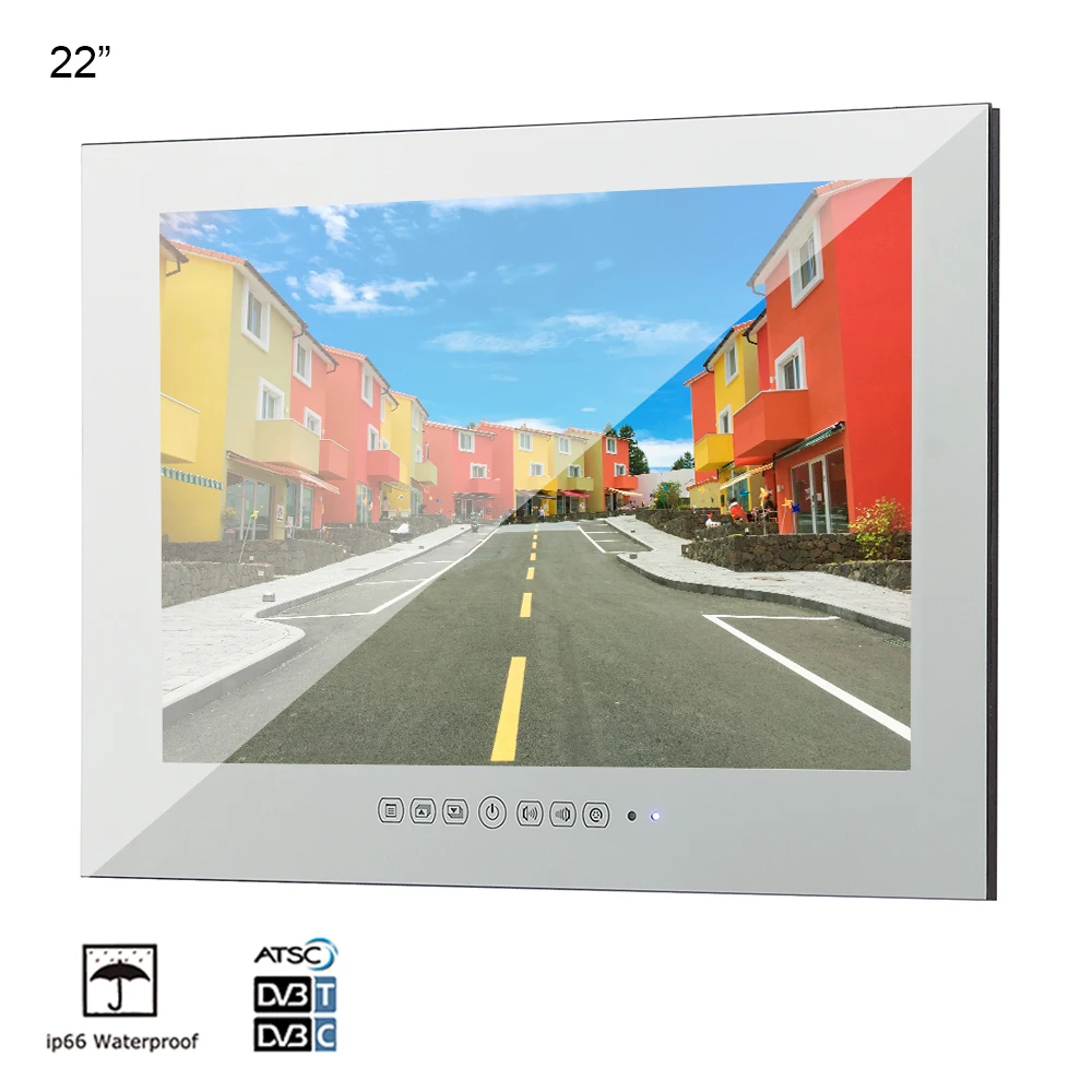 Зеркало ТВ Souria IP66 22 дюйма водонепроницаемое светодиодный|waterproof tv|led tvmirror tv |