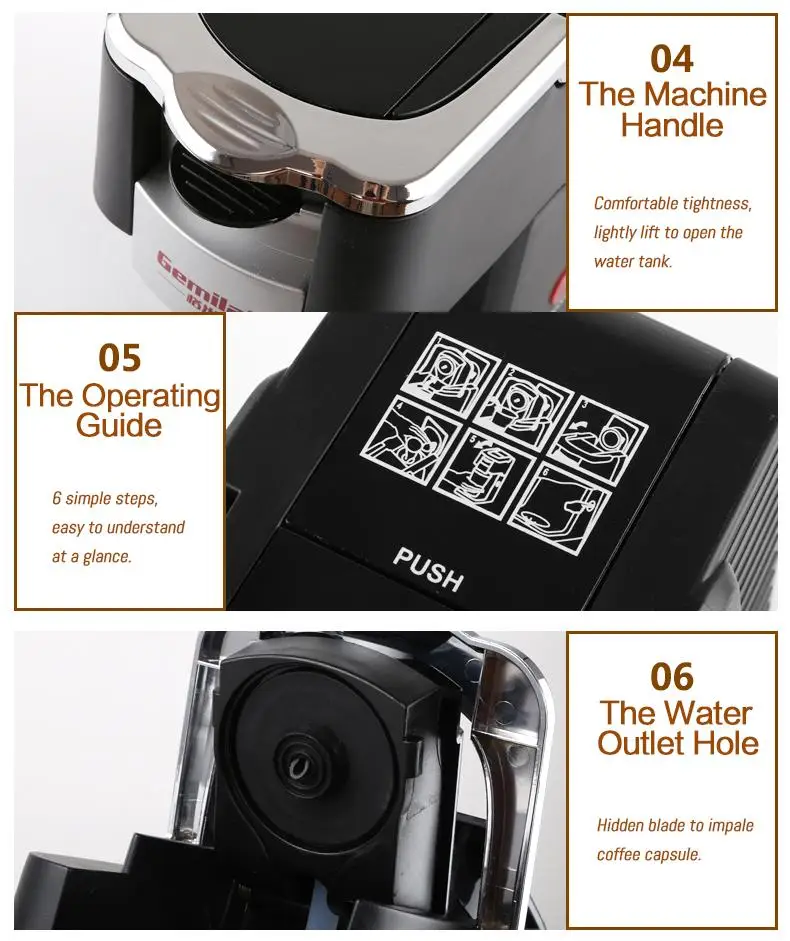 Mcilpoog Máquina de café expreso súper automática WS-203 con pantalla  táctil elegante para preparar 16 bebidas de café