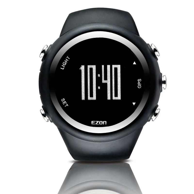 

Men's Digital Sport Watch Gps Running Watch With Speed Pace Distance Calorie burning Stopwatch Waterproof 50M