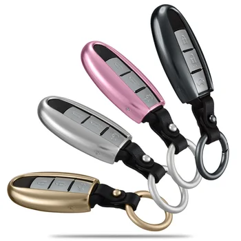 

2019 New Aluminum alloy auto Key Cover Case Shell key protective cover for Infiniti G25 G37 FX37 FX50 EX35 Q70L M45 M56 Q60