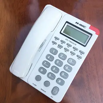 

KX-893 Telephone Caller Landline Fixed Phone with Shortcut Storage Key for Office Frontdesk Business Hotel Home Phone