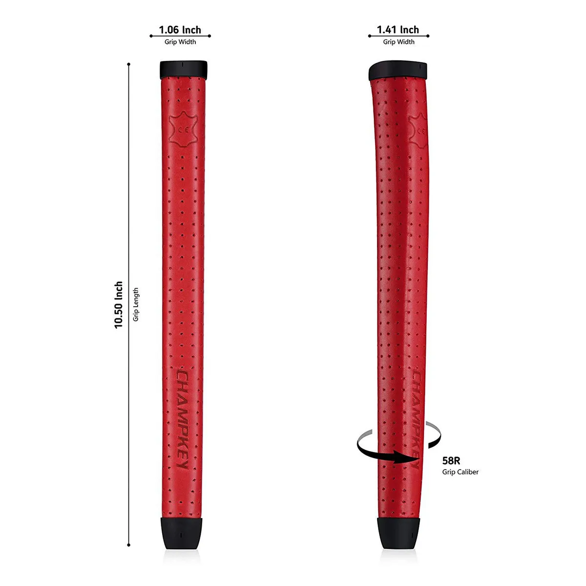 New 1pc Golf grips High Quality Handmade Genuine Leather Golf Grips With Breathing Holes 5 colors Golf Clubs Grip Free shipping