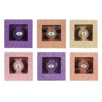 

Pack of 5 pieces Exquisite square box 8D mink eyelashes long and dense mink false eyelashes
