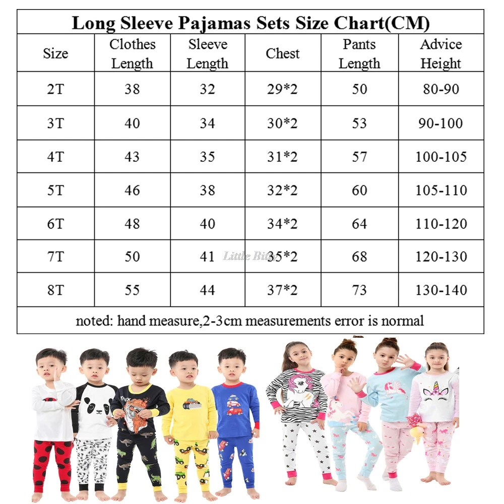 Kids Pajamas Set Kids Pajamas Pajama Sets Kids Clothing Set 100 Cotton Full Sleeve Cotton Boys Sleepwear Kids Airplane Pyjamas Children Baby Girls Pajamas Pijama Unicornio Infantil Pijamas