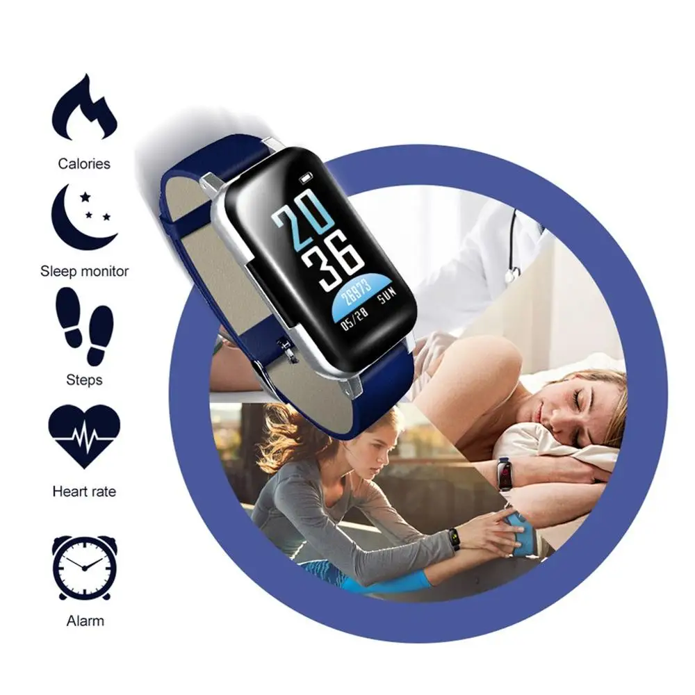 T89 Smart Bracelet Wireless wireless 5.0 In-ear Headphones Heart Rate Monitor Talk Band Watch Bracelet Men Women