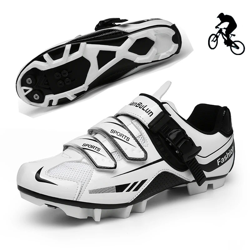 de ciclismo con autosujeción para hombre y mujer, zapatos originales para bicicleta de montaña, mtb - AliExpress Deportes y entretenimiento