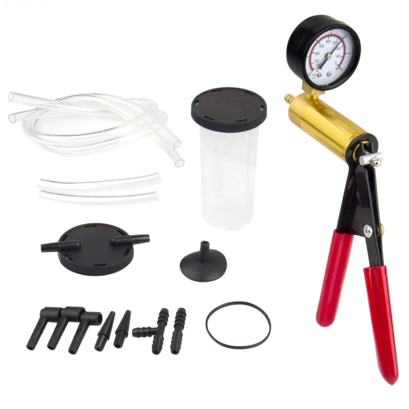 

Hand Held Vacuum Pump Tester Brake Bleeder Kit Portable Bleeding Tools for Car NR-shipping