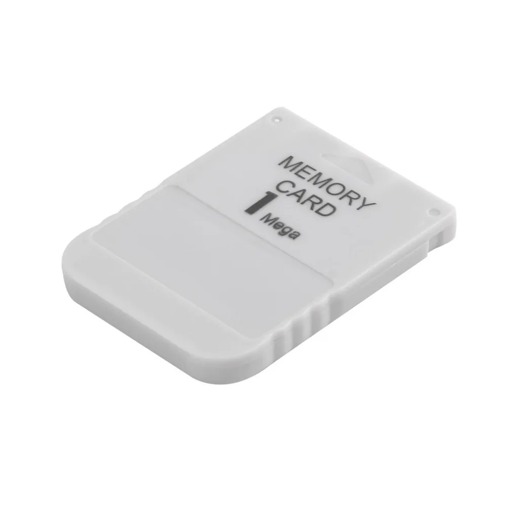 PS1 Memory Card 1 Mega Memory Card For PlayStation 1 One PS1 PSX Game Useful Practical Affordable White 1M 1MB