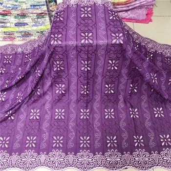 

5Y Swiss lace fabric 2020 heavy beaded embroidery African lace fabrics 100% cotton fabric Swiss voile lace in Switzerland PL083