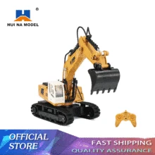 

Huina 1331 1/16 RC Excavator 2.4G 9CH Remote Control Truck Crawlers Caterpillar Tractor Engineering Vehicle Toys for Children