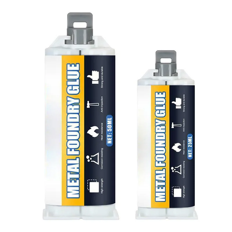 25/50ml AB Caster Glue Casting Adhesive Industrial Heat Resistance