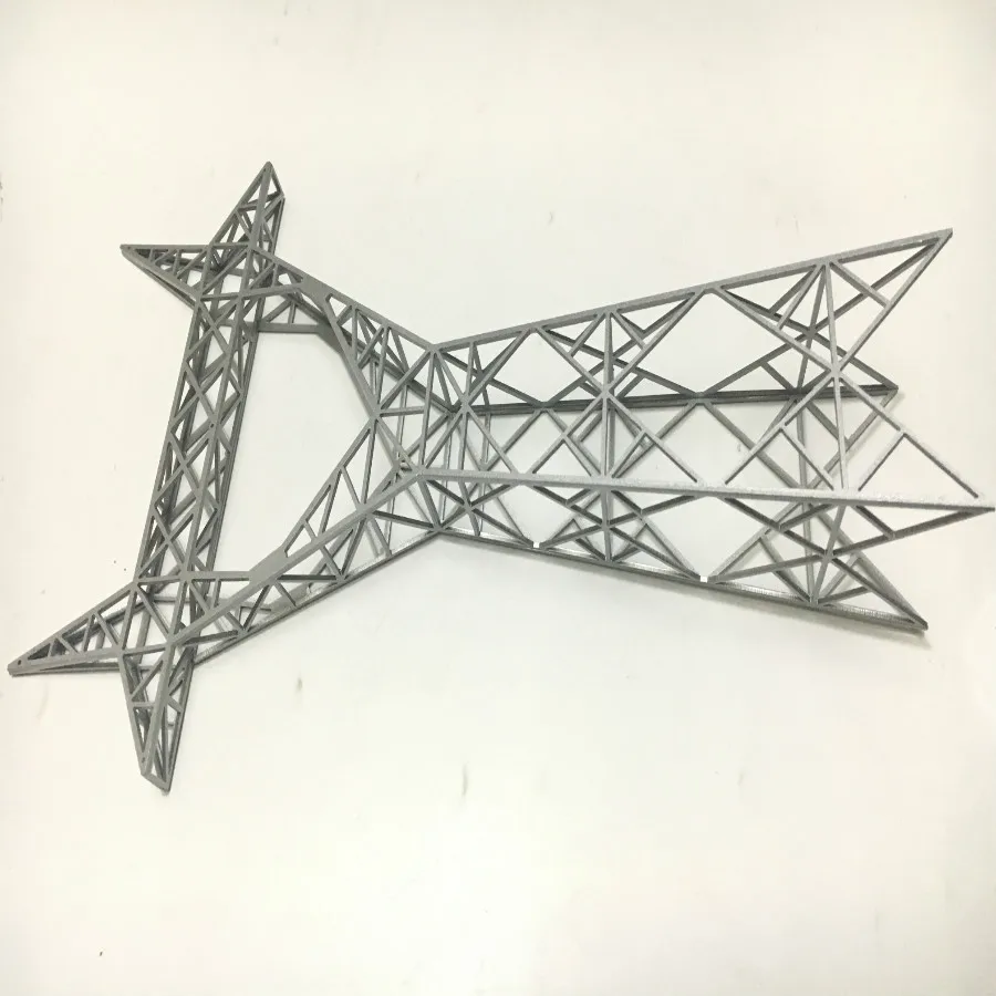 Sand Table Model High Voltage Tower Transmission Tower Cable Tower Model Plastic Barrel Tower For Ho Train Layout - Image 3