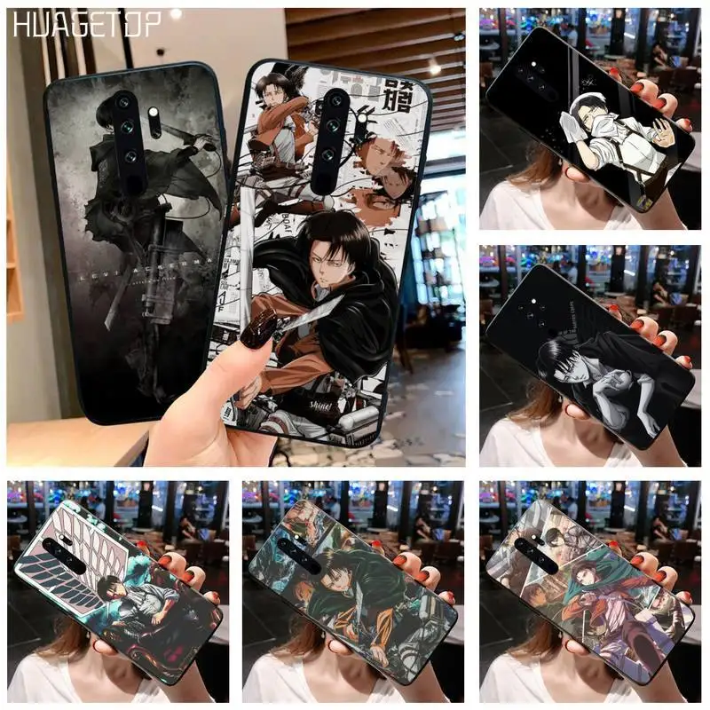 Levi Ackerman Attack on Titan black чехол для телефона Hull Redmi Note 9 8 8T 8A 7 6 6A Go Pro Max K20 K30 | Мобильные