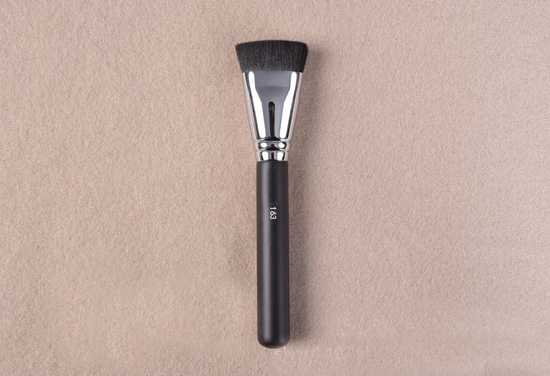 1 шт., высокое качество, большая веерообразная Рассыпчатая Веерная кисть, кисть для пудры, профессиональный высококачественный инструмент для макияжа, 140s - Handle Color: M-C163