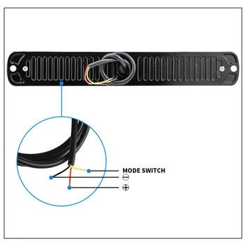 

White Urgent 12LED Signal Light kit Motorcycle Trailers Flash 2600-15000