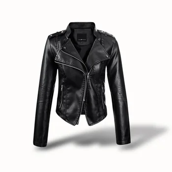 

Hot Women Leather Jackets And Blazers Autumn Winter Co