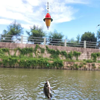 1PCS Automatic Fishing Float Luminous Float Fish Bait for Sea Fishing Carp Fishing Tackle Accessories Plastic New 6