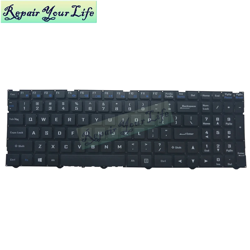 

US laptop keyboard for Hasee TX9-CT5DK USA English standard 6-80-N15Z0-012-1 CVM18H83US-430 1844019561M No Backlight Keyboards