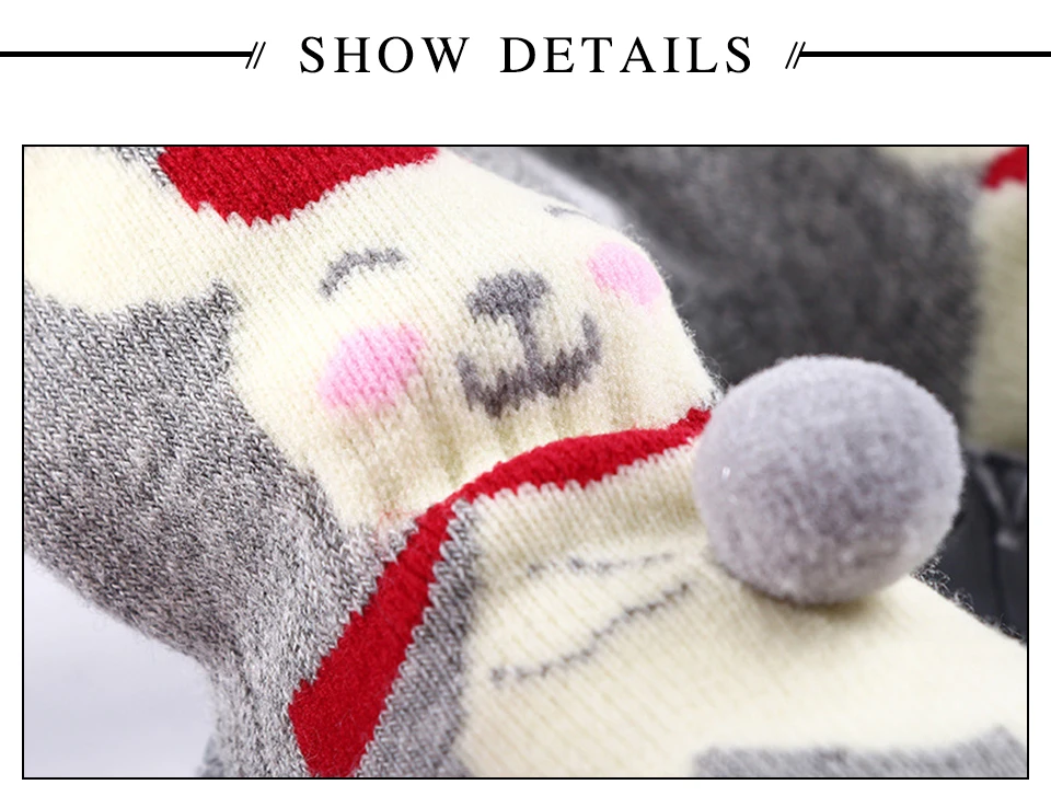 Newborn Baby Socks Cotton Baby Girl Sock with Rubber Toddler Indoor Sock Winter Thick Terry Shoes Soles Infant Animal Funny Sock