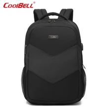 COOLBELL Backpack Nylon Waterproof Anti-theft Student Backpack 15.6Inch Laptop Backpack Fashion Travel Business Luggage Backpack