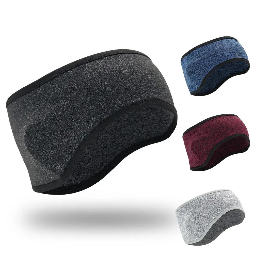Ear Warmer Winter Sweatband Running Headband Women Girls Hair Sweat Fleece Ear Cover Hair Bands Outdoor Sports Headscarf 1Pc sports headbands