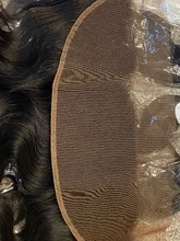 Mishell 30 32 34 extensiones de pelo ondulado malasio ondulado de 40 pulgadas con extensiones de cabello humano Frontal con cierre, extensión de cabello Remy