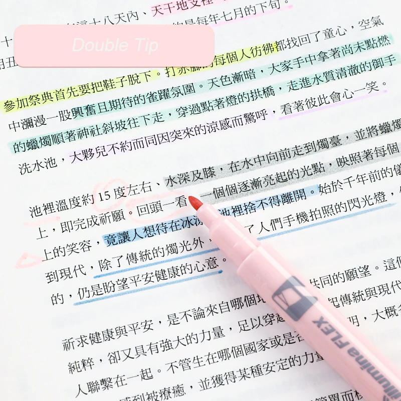 일본 펜텔 SLW11P 세트 마카롱 8 색 더블 펜촉 형광펜 마커 펜 소프트 팁 펜 학용품, 일본산 펜텔 더블펜촉