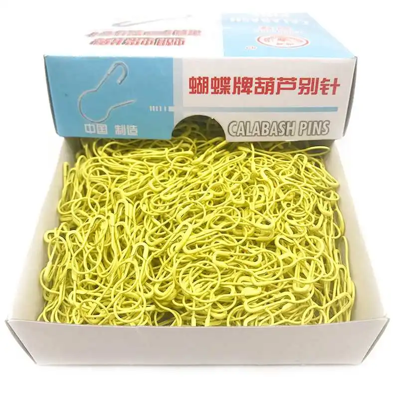 fashion copper Clothes pin Orange Blue Green Pink small pin safety gourd needle steel wire 0.95*2.1cm for tag