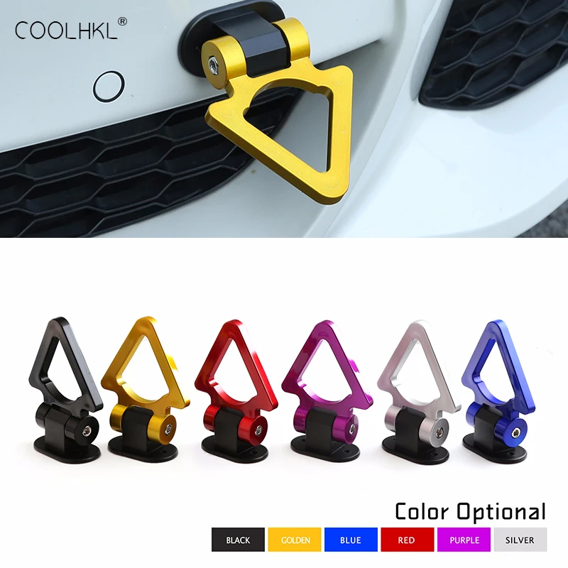 

COOLHKS Universal Racing Towing Car Tow Hook Fit For BMW E36 European Car Auto Trailer Ring Car Accessories Tow Hook Stickers