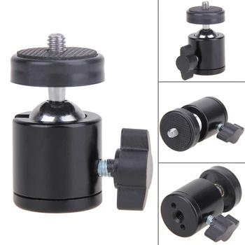

Mini Tripod Head Ball Head of 360 Degree Swivel DSLR Camera Dsr +1/4" Screw Mount Stand DSLR Mini Tripod Cam Accessories