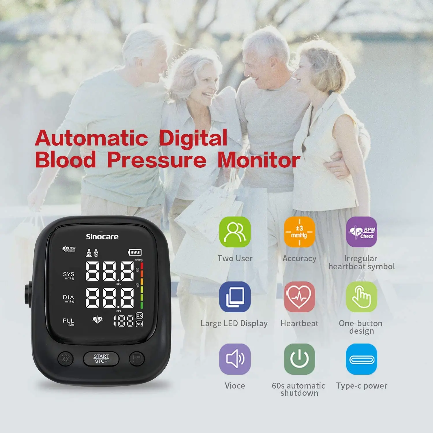 Sinocare Blood Pressure Monitor