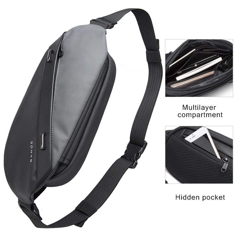 2021 new design korean bange waterproof boys sling bag Shoulder Messenger  Bags Anti-theft Multifunction Crossbody Bag - AliExpress