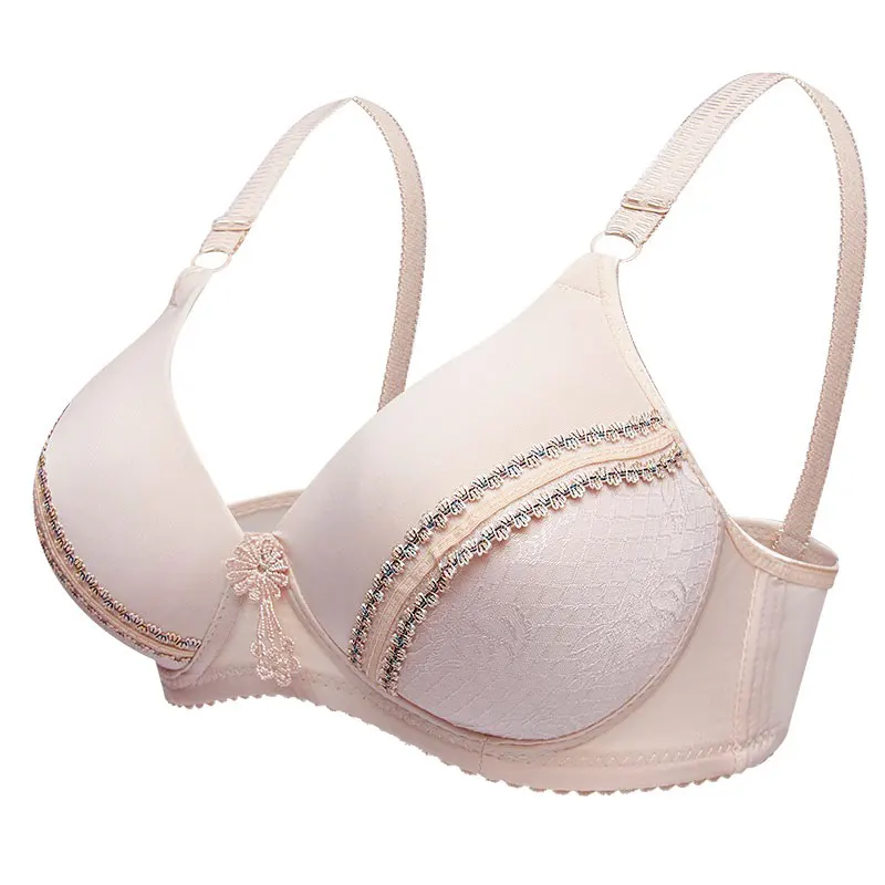 Новые женщины Bralette нижнее белье Толстый Padded Super Push вверх Бюстгальтер Сексуальная белья Беспроводные бюстгальтеры Хлопок Pluz Размер 36-42 B C Кубок - Цвет: 3