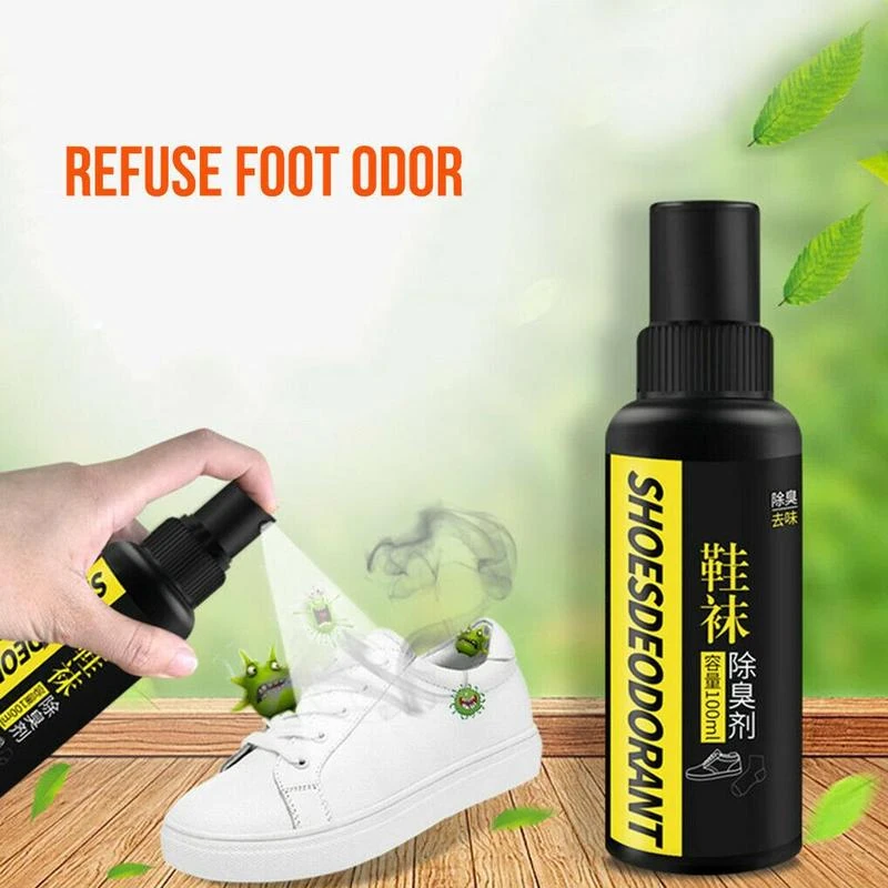 100ml sapatos desodorante, spray de sapatos, desodorizante, refrescante, meias, removedor de odor, spray, antitranspirante|null| - AliExpress