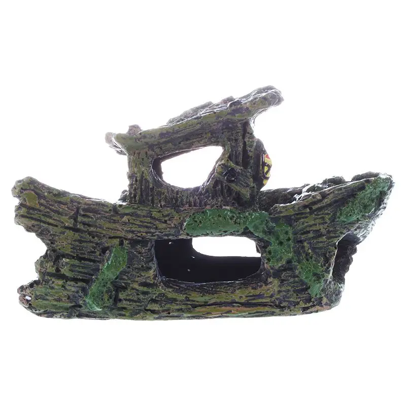 

New Aquarium Decoration Rock Grotto Cave Fish Tank Terrarium Decoration Shape 88x150mm