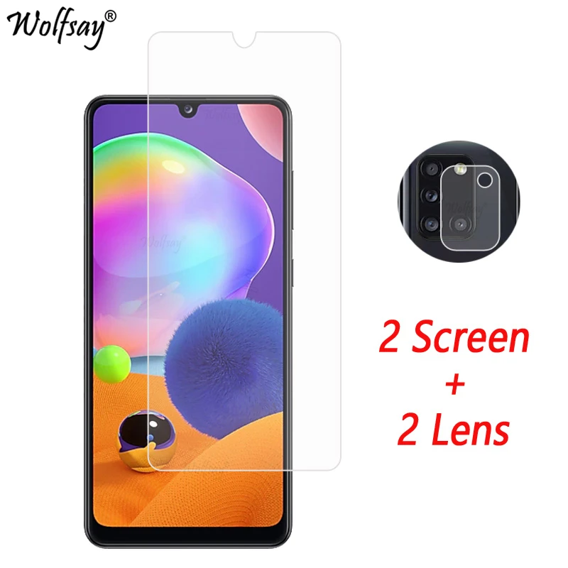 Camera Lens Protector For Samsung Galaxy A31 Screen Protector Tempered Glass For Galaxy A31 Camera G