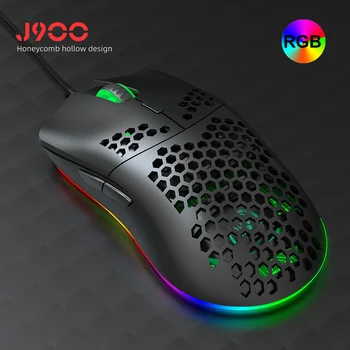 

USB Wired Gaming Mouses RGB Hollow Gaming Mouses with Six Adjustable DPI Ergonomic Design for Laptop PC Computer