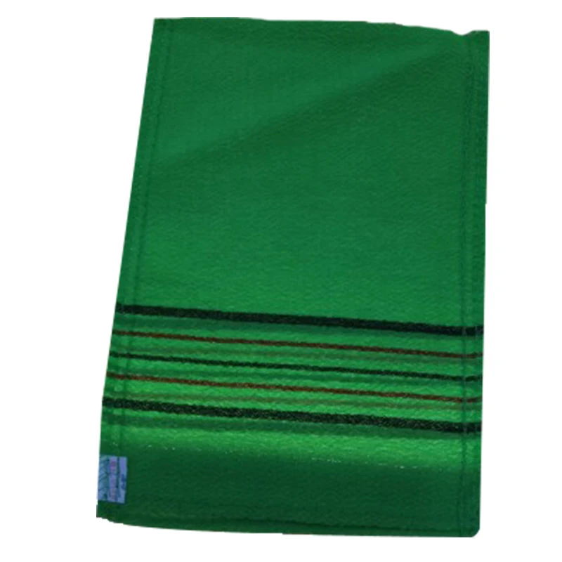 5 шт., корейское итальянское отшелушивающее полотенце-перчатка для тела, зеленый и красный цвета, скрубберы для душа, 14*18 см, домашнее спортивное полотенце для чистки лица, банное полотенце