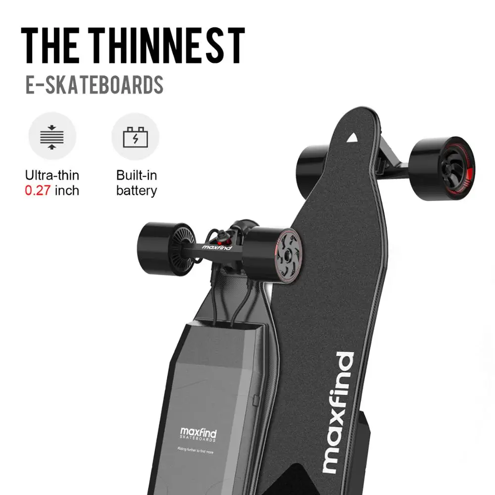 

Maxfind electric skateboard longboard