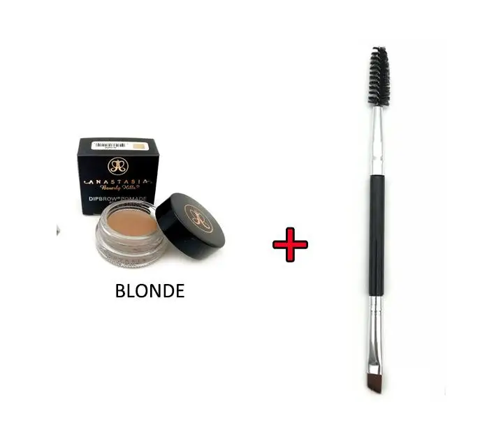 03-BLONDE Anastasiaes Dipbrow, помада для бровей, макияж, 11 цветов, Anastasias Beverlying Hills, пудра, крем для бровей - Цвет: 03-BLONDE