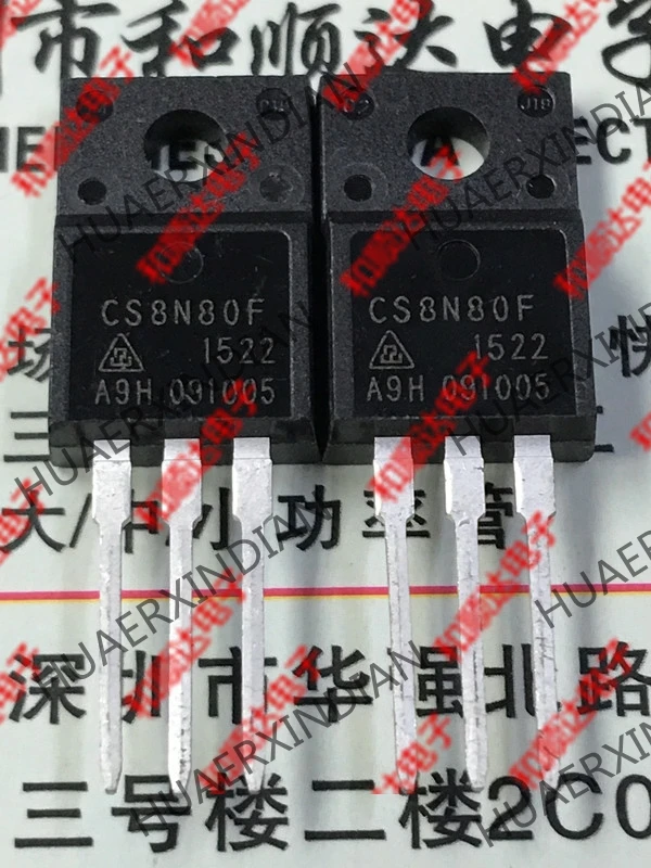 5 шт., новые оригинальные кнопки CS8N80F TO-220F 800V 8A