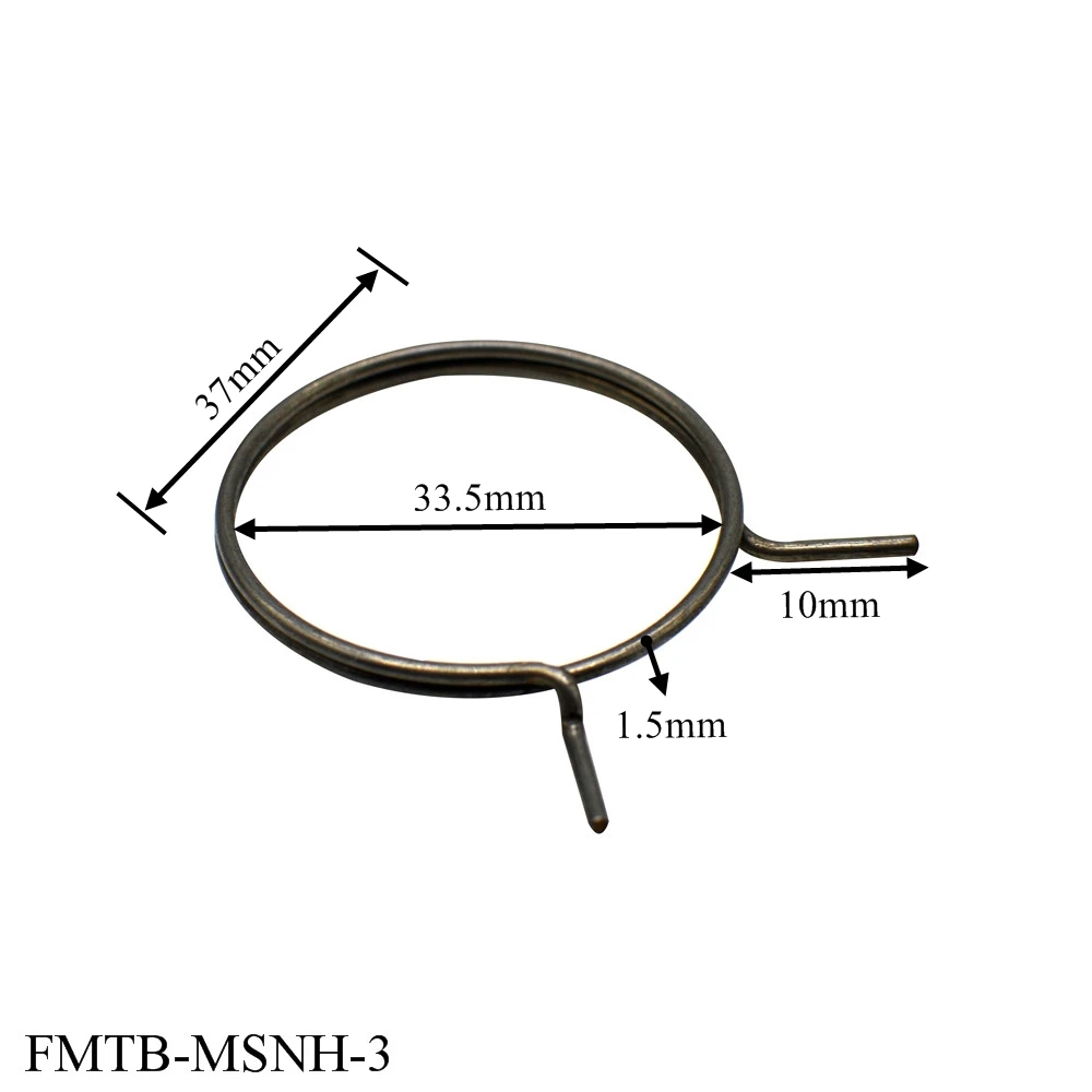 

Springs for anti theft door lock handles outer diameter 37mm wire diameter 1.5mm coils flat spring