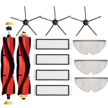 

Top Sale 12-Pack Replacement Parts Kit for Xiaomi Mijia Roborock S5 S5 MAX S6 S60 S65 S50 S55 E25 E35 Filter Mop ing Brush